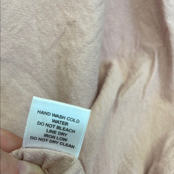 HYFVE Pink Cuffed Sleeve Crop Button Down - Picture 5 of 6